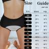 BnMvF Leak Proof Panties, Leakproof Underwear,Incontinence Underwear for Women 55+Washable,High-Waisted Leak Proof (XL,3Pcs-H) view 2