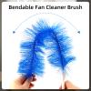 2PCS Fan Cleaning Brush, 15.7X4 Blue Bendable Fan Cleaner Brush Tower Stand-Up Fan & Reusable Cleaning Brush for Portable/Table Fans to Clean Fan view 4