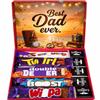 Fathers Day Chocolate Gift for Dad 5 Chocolate Bars 5 Mini Neapolitans in Letter Box Best Dad Gifts Ready to Gift for Fathers day Present for Daddy, Papa, Grandad, Stepdad, Husband view 1