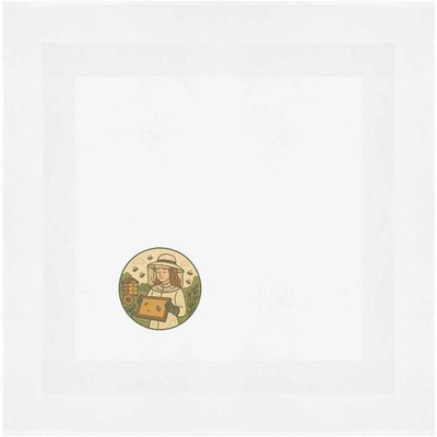 Azeeda 'Beekeeper with Bees' Napkin/Dinner Cloth (NK00043187)