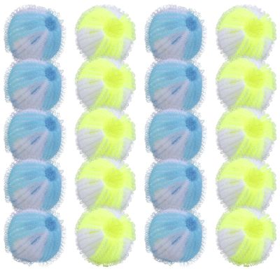 20 Pcs Laundry Balls, Pet Hair Remover for Washing Machine, Reusable Lint Catcher Washing Machines Animal Fur Clothes Hamper Hair Remover for Laundry Bedding