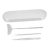 CALLARON Professional Eyelash Grafted Kit Includes Mirror Tweezers and Lash Pick-up Stick Lash Extension Tools for Female Beauty view 1
