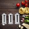Pasta Creation Attachment - 3 Stainless Steel Dough Roller, Noodle Cutting | Pasta Sheet Roll for Homemade Pasta, Spaghetti and Fettuccine Cutting Tool with c view 3
