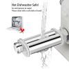 Pasta Creation Attachment - 3 Stainless Steel Dough Roller, Noodle Cutting | Pasta Sheet Roll for Homemade Pasta, Spaghetti and Fettuccine Cutting Tool with c view 4
