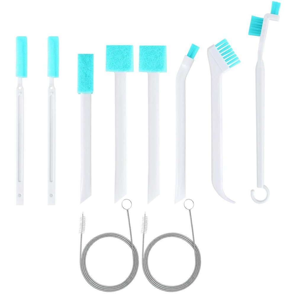 10pcs ice maker cleans brush set for gaps and corners