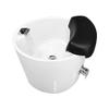Acrylic Pedicure Foot Spa Sink with Bubble Massage, Heat Function, and Raised Nodes for Relaxation and Healthier Feet - Perfect for Manicure Treatments and Home Relaxation view 1