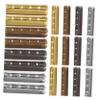 DOITOOL 40pcs Metal Shoelace End Caps and Shoe Lace Tips Set, 4x23mm round 4-hole Aglets in White, Gold, Gunmetal, and Antique Brass for DIY Shoe String Repair and Clothing Lanyard view 1