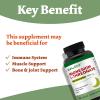 Magnesium L-Threonate Capsules 1800mg 120 Counts High Absorption Magnesium Supplement Bioavailable Form for Rest and Cognitive Function Support view 3