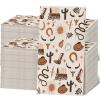 200 Pcs Western Cowboy Paper Napkins Brown Wild West Rodeo Disposable Luncheon Napkins Wild West Disposable Hand Towels Cowgirl Paper Napkin Decorative Cowboy Party Decor Cocktail Napkin Baby Shower view 1