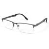 KoKoBin Half Frame Reading Glasses,Aluminum Magnesium Readers for Men Anti-Blue Light Computer Glasses (Grey, 1.5) view 1