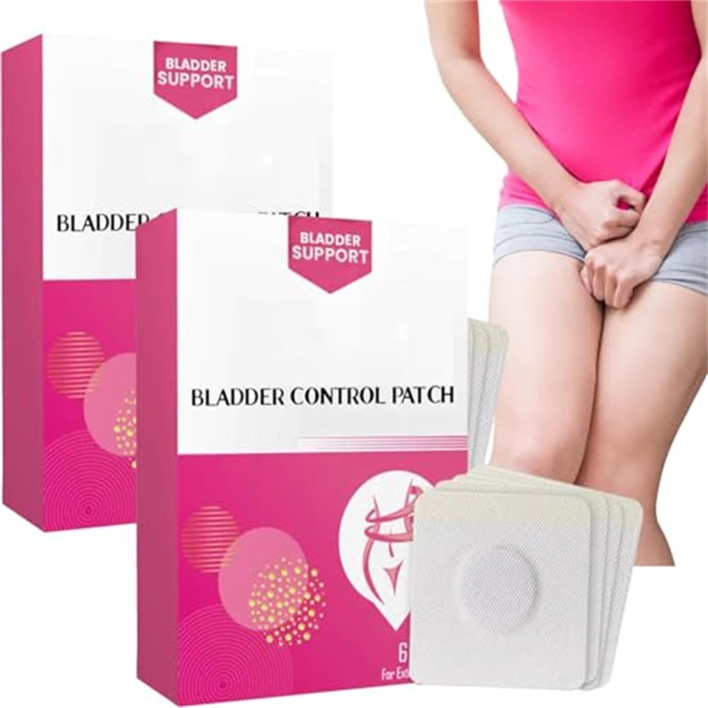 Bladder Control Patch,Bladder Patch,Bladder Health Patch,Leakage Urine Patchs for Women,Bladders Control Patchs,Go to Toilet Less Frequently, 6Pcs/Box (2 Box)