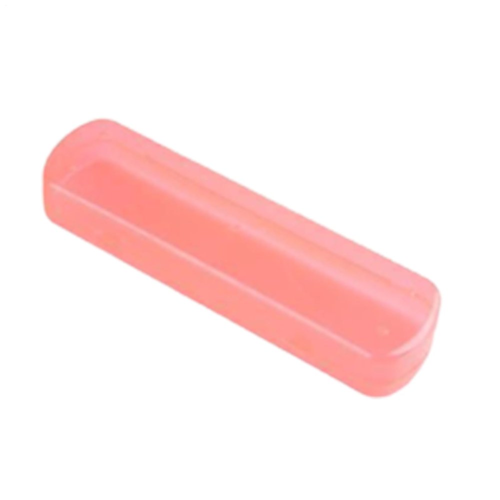 Toothbrush Travel Case, Toothbrush Case for Travel, Portable Toothbrush Box, Leak-proof Toothbrush Holder Container for Camping Airplanes, Travel, Washbasin, RV Road Trip, pink, Speicherbox, See