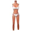 Funxzior 2nd Generation Silicone Full-Body Bodysuit with Realistic Female Silhouette False Breast Forms & Urination System & Anal Opening Design for Crossdresser Longwear (Bronze, B Cup Cotton Filled) view 1