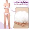 Funxzior 2nd Generation Silicone Full-Body Bodysuit with Realistic Female Silhouette False Breast Forms & Urination System & Anal Opening Design for Crossdresser Longwear (Bronze, B Cup Cotton Filled) view 2
