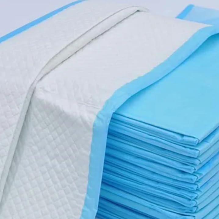 25pk Disposable Incontinence Bed Pads 60x90cm, 1400ml SAP & Fluff Leak Control Core, Bio tested to be Kind to Skin, Incontinence Bed Pad, Protector Sheets, Odour Neutralising