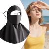 Face Covering,Sun Protection Face Cover - Breathable Washable Adjusted Ear Straps with Drinking Hole Neck Guard for Gardening Farming Fishing Field Work Riding view 3