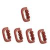 PACKOVE 5pcs Wooden Massage Roller for Neck and Back Handheld Muscle Roller for Shoulder Relief and Relaxation view 1