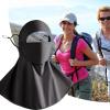 Face Cover for Sun Protection,Sports Face Covers | Adjustable Ear Straps Breathable Washable Shield with Drinking Hole for Tennis Field Work Farming Cycling view 3
