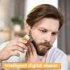 Beard Trimmer for Men - Waterproof Beard Shaver with Display | Personal Care Accessory for Daily Use, Travel, Car, Shower, Home and Nose view 3