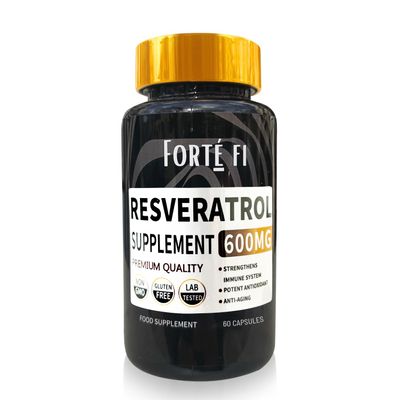 Resveratrol - Longevity Resveratrol Supplements - Resveratrol Antioxidant Supplements - Alternative to NR Supplement - 2 Months Supply - 600mg Serving