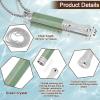 HOKHIM Anxiety Breathing Necklace with Resistance Filters, Breathlace Tube Necklace for Mindful Breathing, Relaxation & Stress Relief, Meditation Gift for Men & WomenGreen view 3