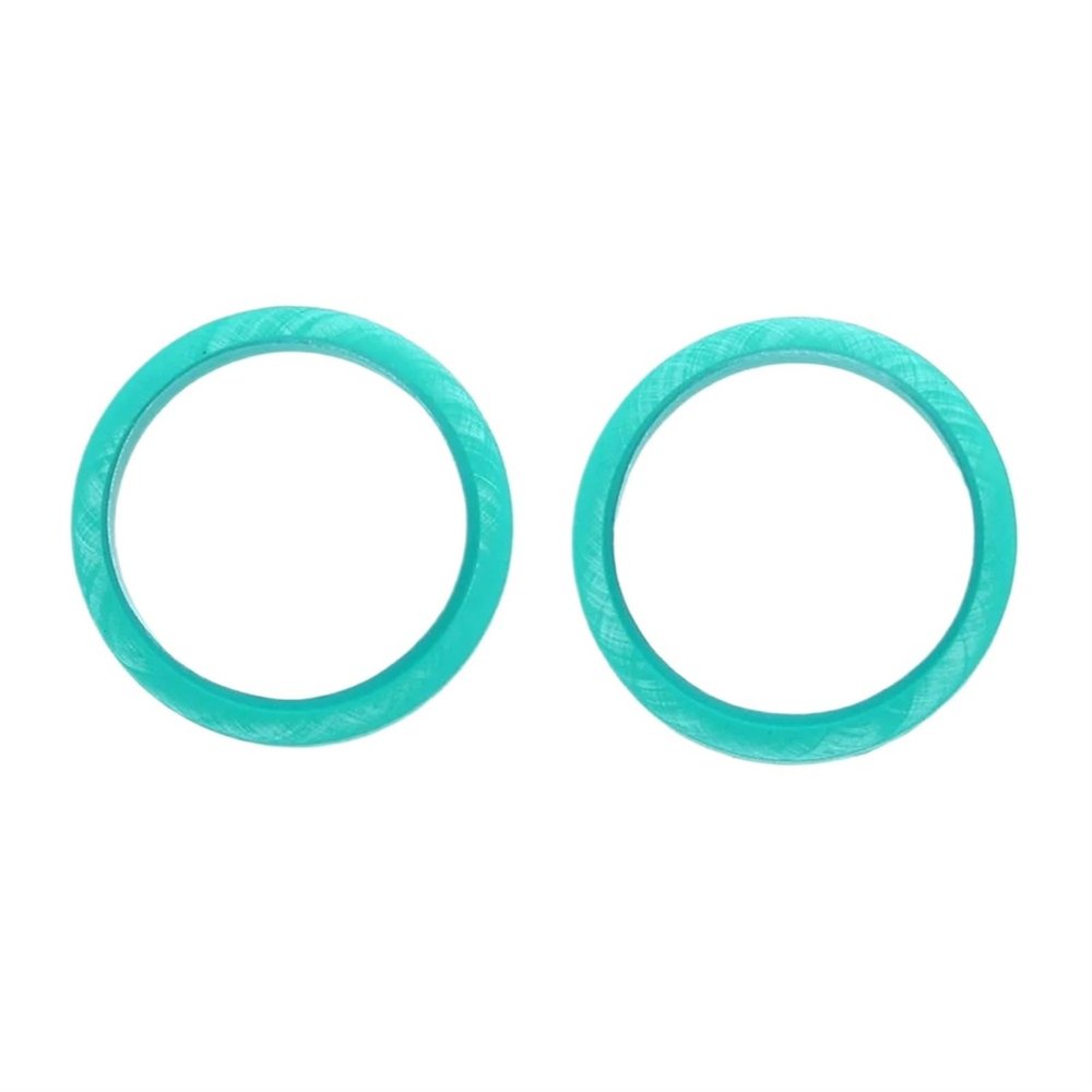 15PCS 20mm Silicone Replacement Ring Green Color Compatible With Refillable Reusable Coffee Capsules Pods