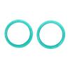 15PCS 20mm Silicone Replacement Ring Green Color Compatible With Refillable Reusable Coffee Capsules Pods view 1