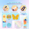 102 Pieces Calm Anxiety Sensory Stickers, 2 Different Surface Texture Styles, Breathing Mindfulness Textured Stickers for Office & Classroom Desks, Fidget Anxiety & Stress Relief for Adults & Teens view 3