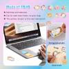 102 Pieces Calm Anxiety Sensory Stickers, 2 Different Surface Texture Styles, Breathing Mindfulness Textured Stickers for Office & Classroom Desks, Fidget Anxiety & Stress Relief for Adults & Teens view 4