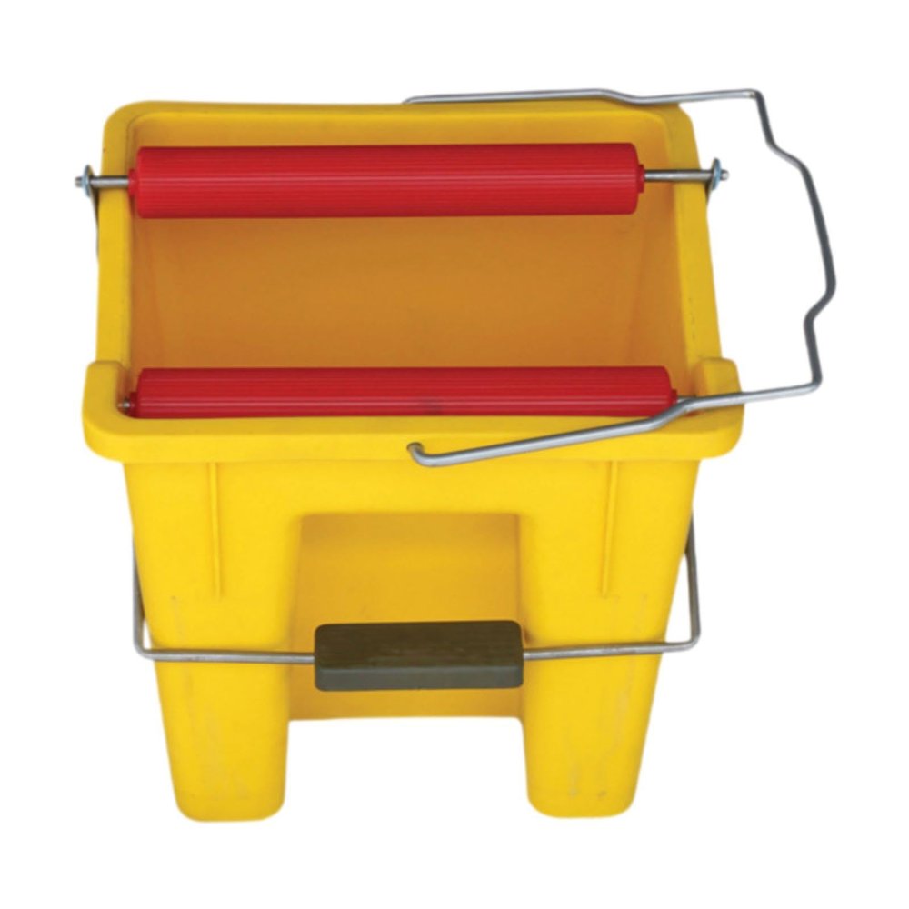 14L Foot Pedal Mop Bucket for Household and Camping Use, Yellow
