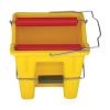 14L Foot Pedal Mop Bucket for Household and Camping Use, Yellow view 1