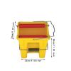 14L Foot Pedal Mop Bucket for Household and Camping Use, Yellow view 3