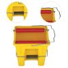 14L Foot Pedal Mop Bucket for Household and Camping Use, Yellow view 4