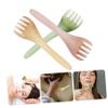 Vaguelly 3pcs Five-Prong Massage Comb for Scalp and Body Resin Massager Wide Teeth Handheld Scalp Massage Tool for Relaxation for Hair Care and Acupoint Stimulation view 4