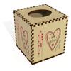 Azeeda 'Happy Valentine's Day' Square Tissue Box Cover (TB00065611) view 1