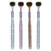 3 Bristle Travel Toothbrush - 3 Sided Toothbrush| Multi-Sided Toothbrushs | Soft Bristles Tooth Brushes | Ergonomic Handle Brush | Modern Triple Angle Toothbrushes for Adults and Children view 1