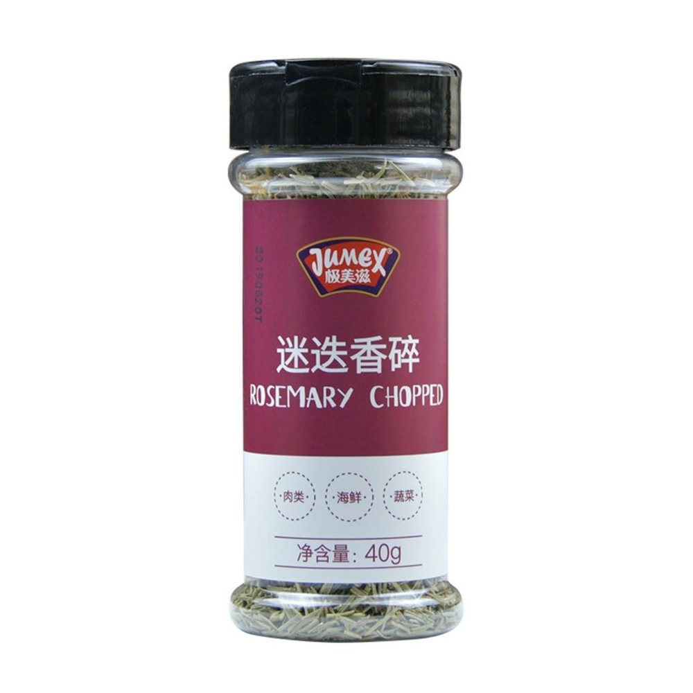 40g*1 bottle of chopped rosemary, adding rich Mediterranean flavour to baking and grilling, the perfect companion for western cooking.
