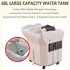 Portable Thermostatic Shampoo Basin with Water Circulation, 60L Water Tank, 180 Arc Design for Hair Stylists Spa Equipment view 4