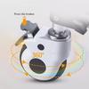 Shower Toilet Chair with Wheels and Foldable Feet, 4-in-1 Chairs with Built-in Toilet, Portable Shower Wheelchair for Elderly, Geriatric Bath Chair view 4