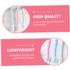 ORFOFE Plastic Shoe Cleaning Brush Set with Long Handle and Hanging Ring 4pcs Sturdy Bathroom Cleaning Brush Tool Powerful Decontamination Random Color for Home and Office Use view 3