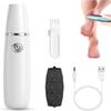 Electric Foot File Hard Skin Remover, Electric Feet Callus Remover for Feet, Rechargeable Electric Foot Callus Remover Polisher, Removes Dry Skin for Smoother Feet, Calluses and Dead Skin (White) view 1