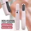 Electric Foot File Hard Skin Remover, Electric Feet Callus Remover for Feet, Rechargeable Electric Foot Callus Remover Polisher, Removes Dry Skin for Smoother Feet, Calluses and Dead Skin (White) view 2
