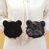 Pet Hair Remover for Laundry Cute Bear Shaped Reusable Dog Hair Catcher for Washing Machine Black (2 Pcs) view 4