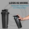 ark future Sports bottle, shaker with 750 ml capacity, includes a metal ball for easier mixing of supplements, ml and oz scale on one side, product made from PP, PE and metal view 4
