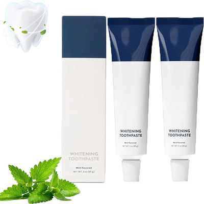Teeth Whitening Toothpaste,Fluoride-Free Hydroxyapatite Toothpaste,Brightening Stain,Repair and Protect Teeth Fresh Breath