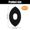 10 Pcs Precut Kinesiology Tape for Knee Pain Relief, Waterproof & Elastic Athletic Tape for Knee Support, Muscle Tape for Stability, Breathable & Comfortable (Black) view 2