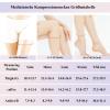 20-30 mmHg Medical Closed Toe Thigh High Compression Socks for Women Men,Graduated Compression Support Stockings with Anti-Slip Silicone Band for Varicose Veins Edema Flight Running Pregnancy Travel view 3