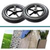 12 Inch Wheelchair Replacement Rear Wheel, 12 1/2x2 1/4 Solid Non-Inflatable Tire, for Wheelchairs, Rollators, Walkers(Grey) view 2