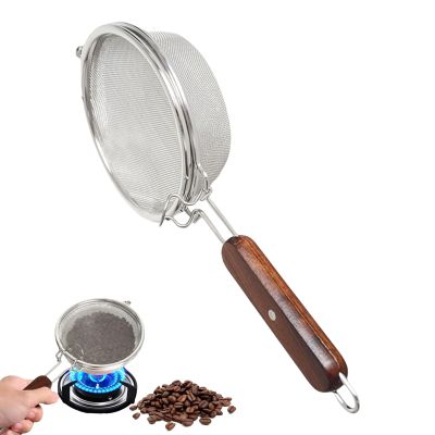 Coffee Roaster | Stainless Steel Manual Coffee Roaster,Kitchen Dining Tool for Household Shop Picnic Friends Cafe Family Men Women Youth Stove