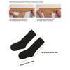 YUSHTPO Extra Wide Socks For Swollen Feet Bariatric None Binding Diabetic Hospital With Grip Men view 3
